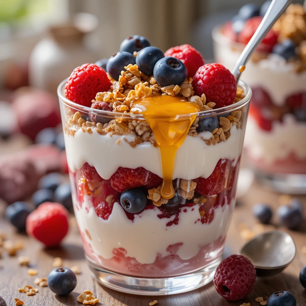 Berry & Yogurt Parfait Cups