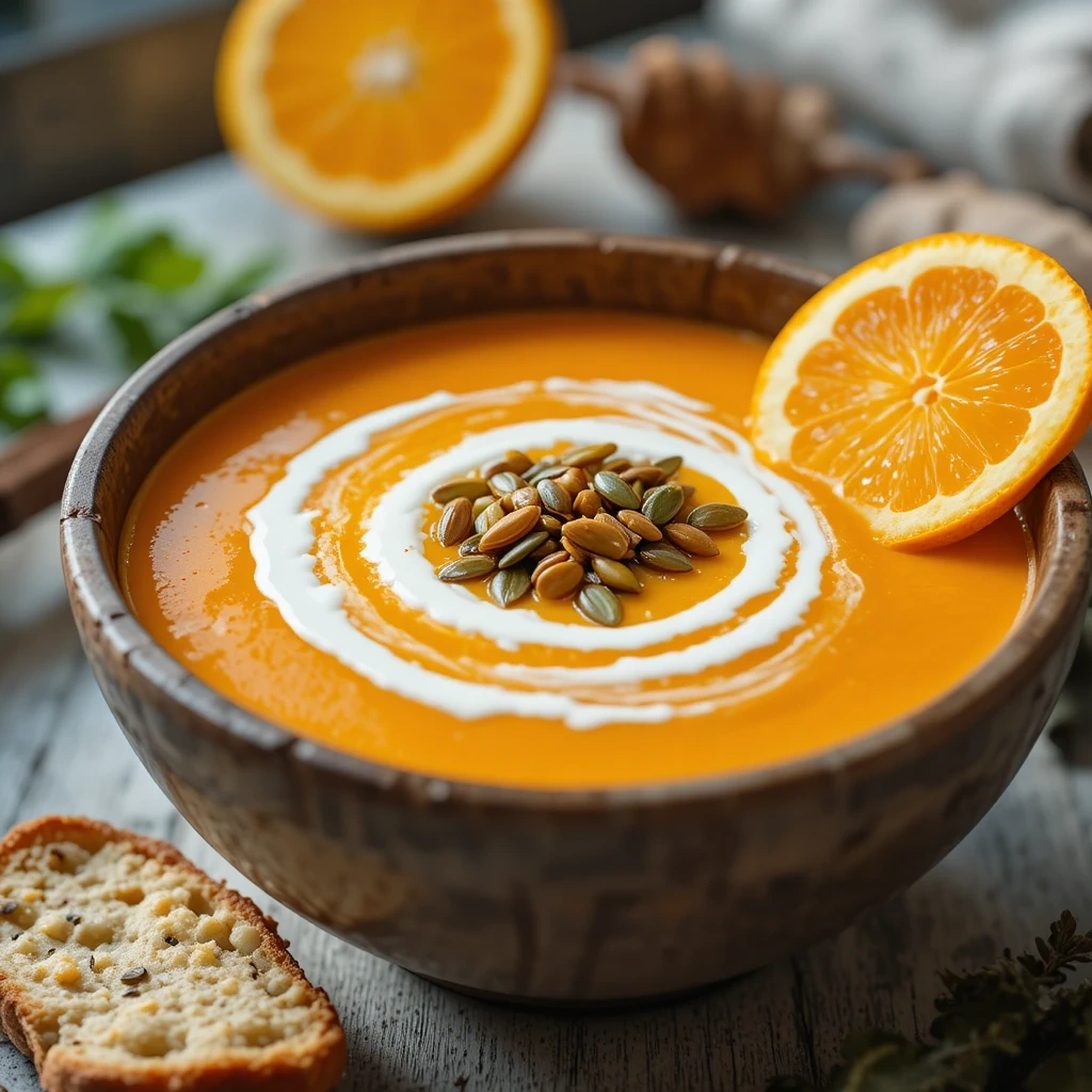 Carrot Ginger Spring Soup