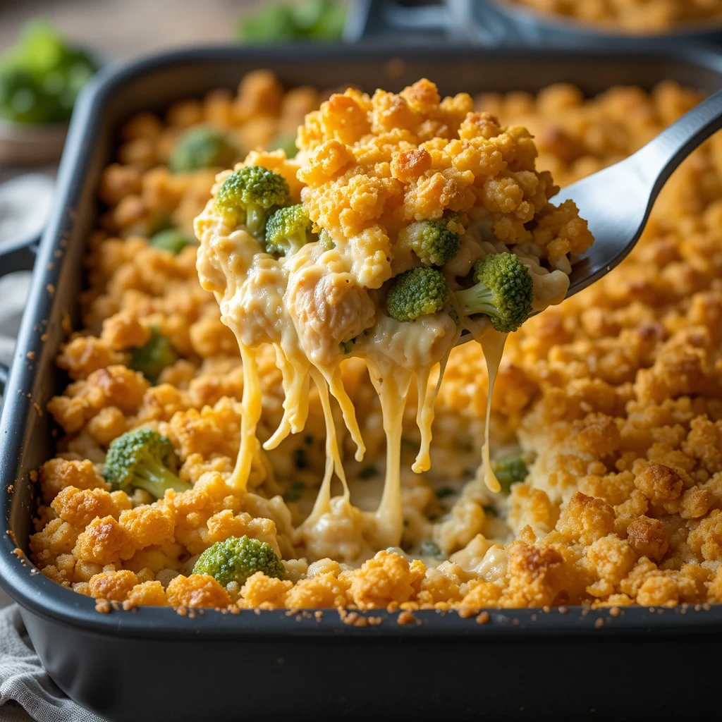 Cheesy Broccoli and Chicken Casserole