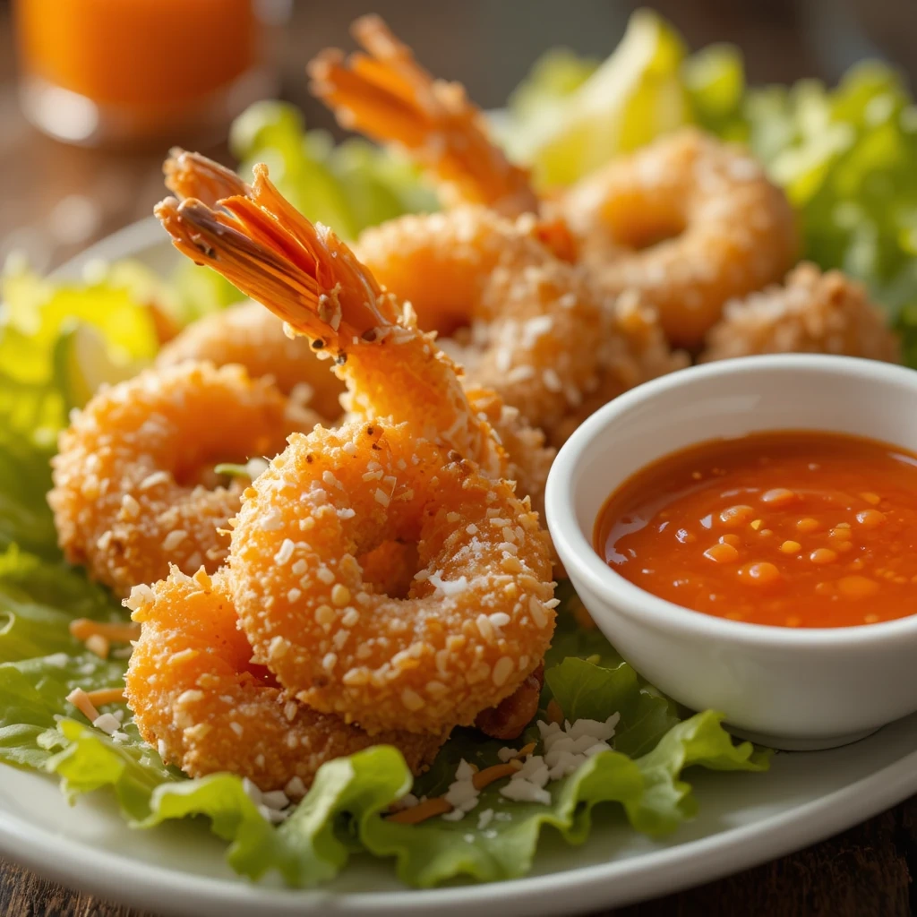 Coconut Shrimp with Tropical Dipping Sauce