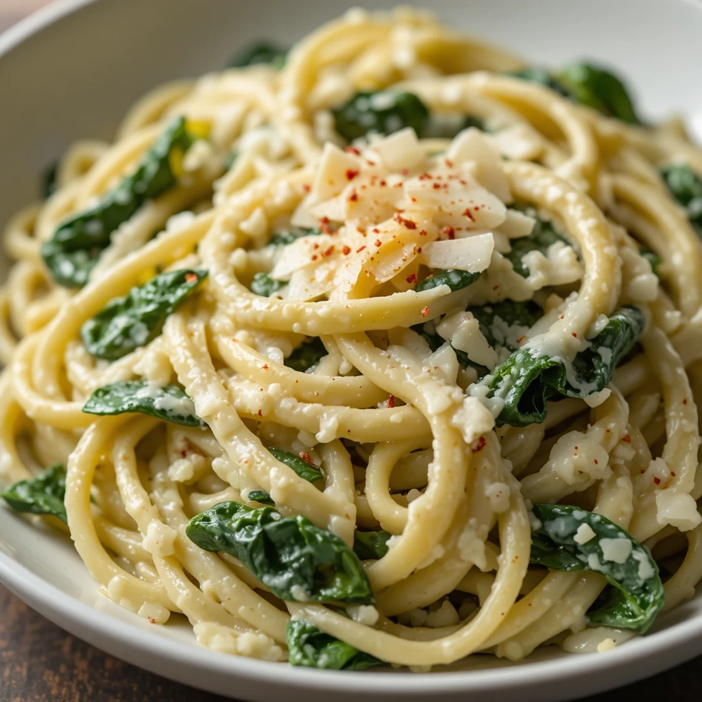 Creamy Lemon Ricotta Pasta with Spinach