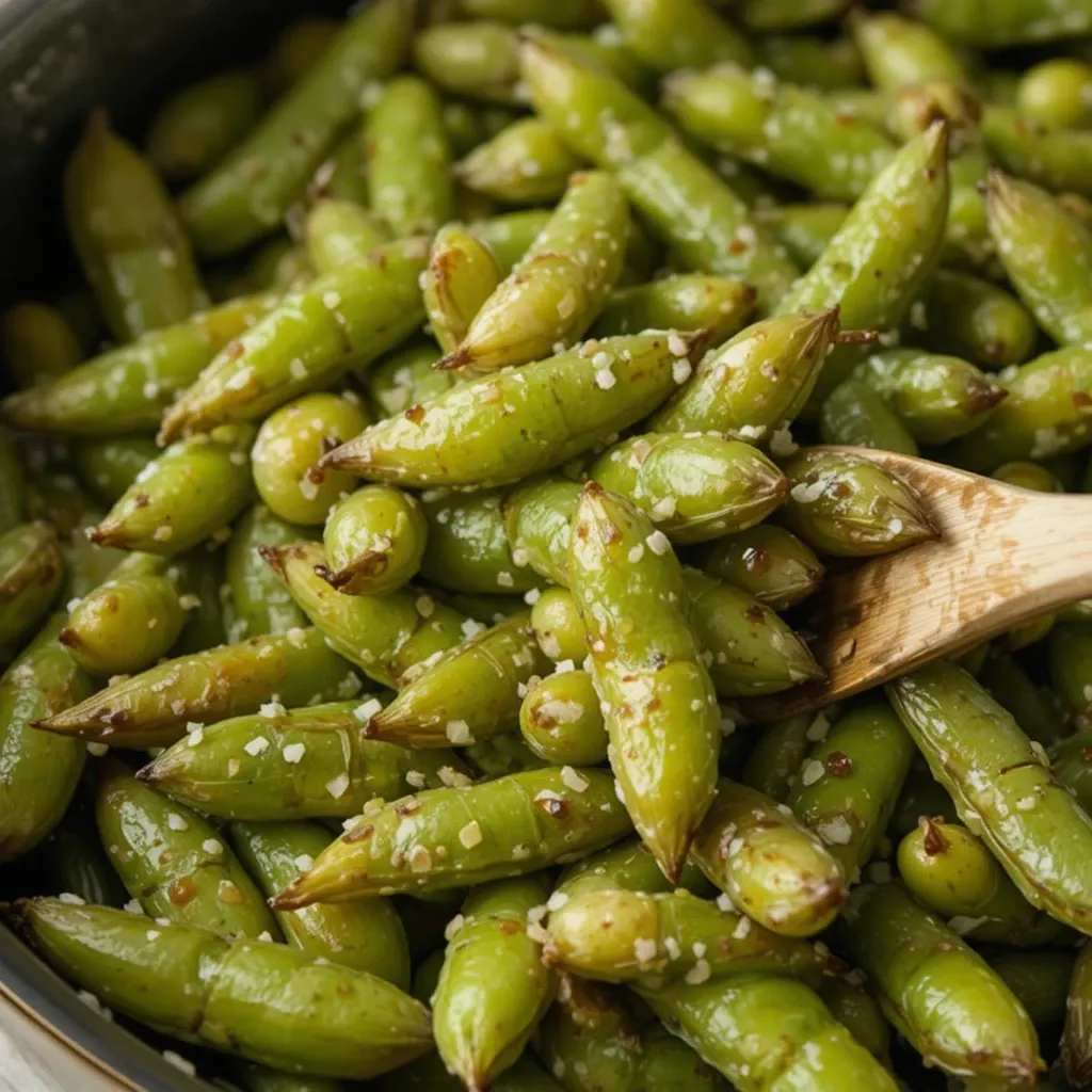 Garlic Edamame