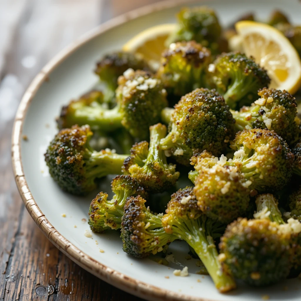 Garlic Parmesan Roasted Broccoli