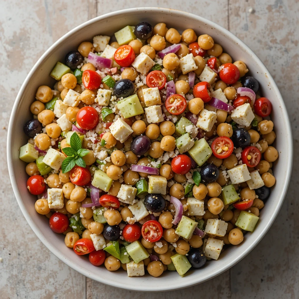 Greek-Style Protein Pasta Salad