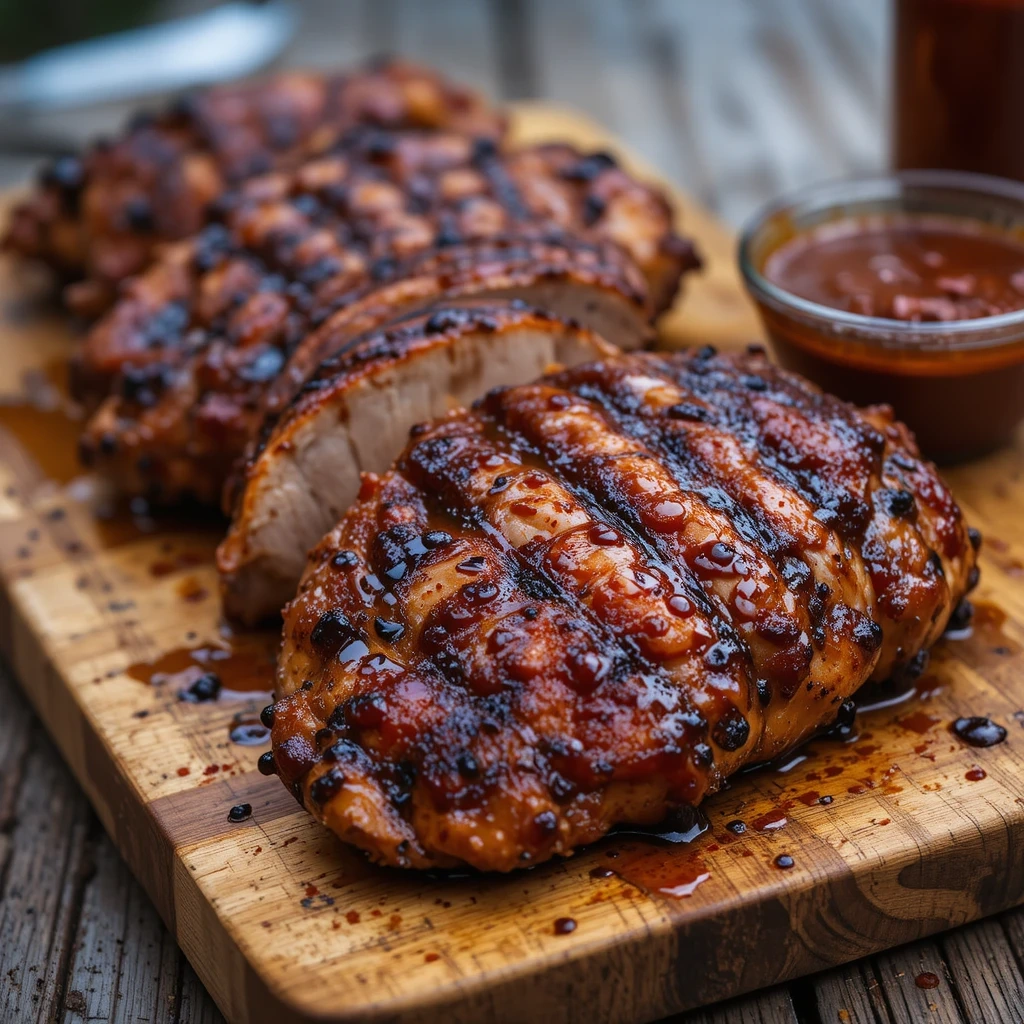 Grilled BBQ Chicken Breasts
