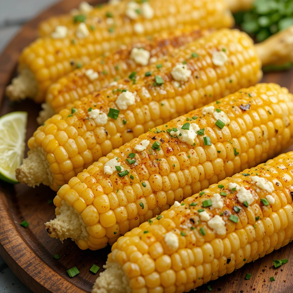 Grilled Corn on the Cob with Herb Butter