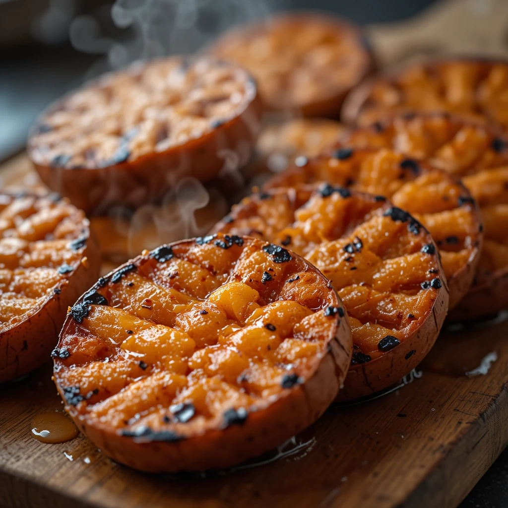 Grilled Sweet Potato Rounds