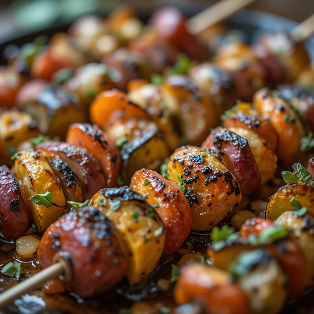 Grilled Veggie Kabobs