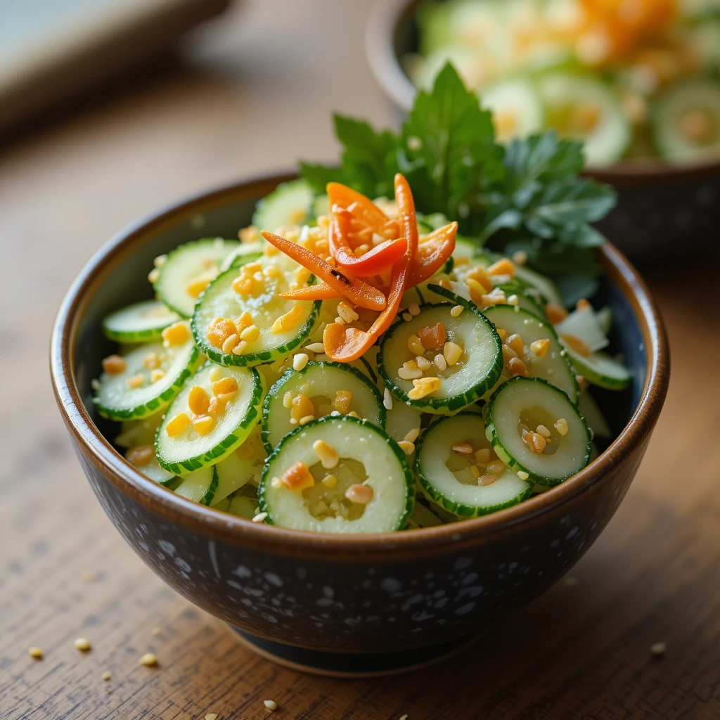 Japanese Cucumber Salad (Sunomono)