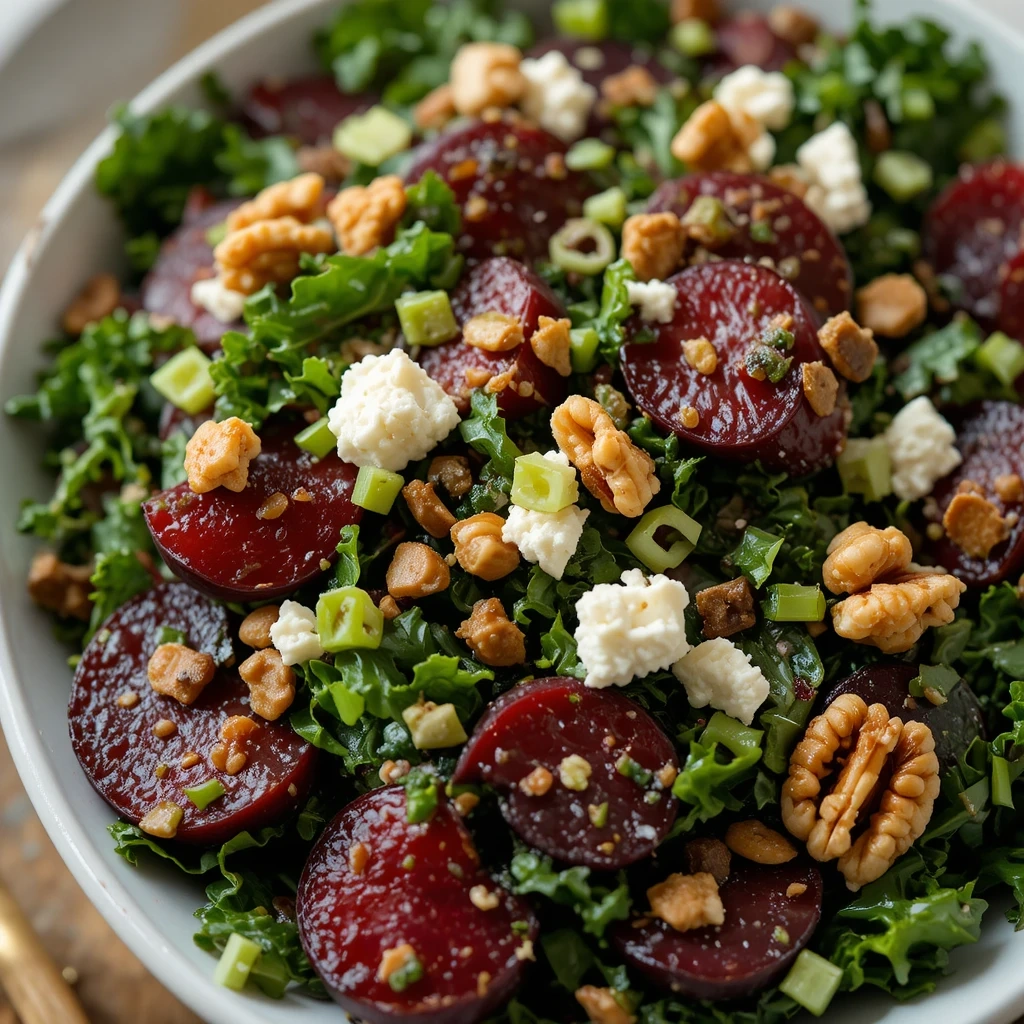 Kale and Roasted Beet Spring Salad