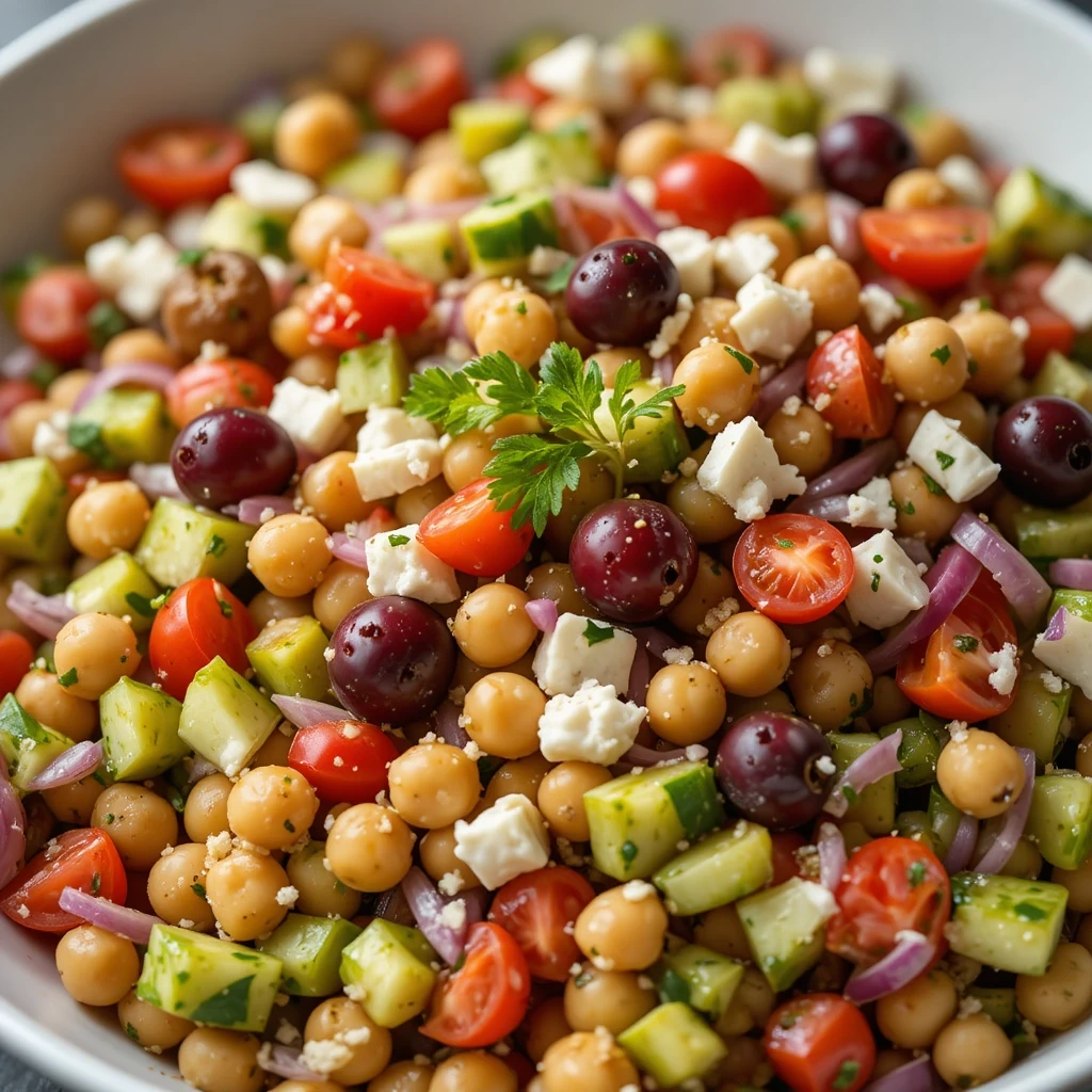 Mediterranean Chickpea Salad