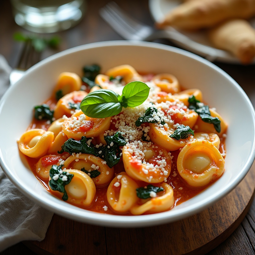 One-Pot Creamy Tuscan Tortellini