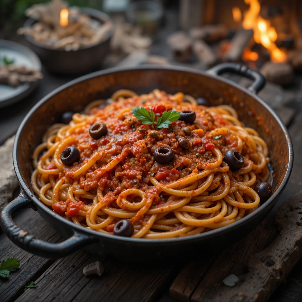One-Pot Pasta Puttanesca