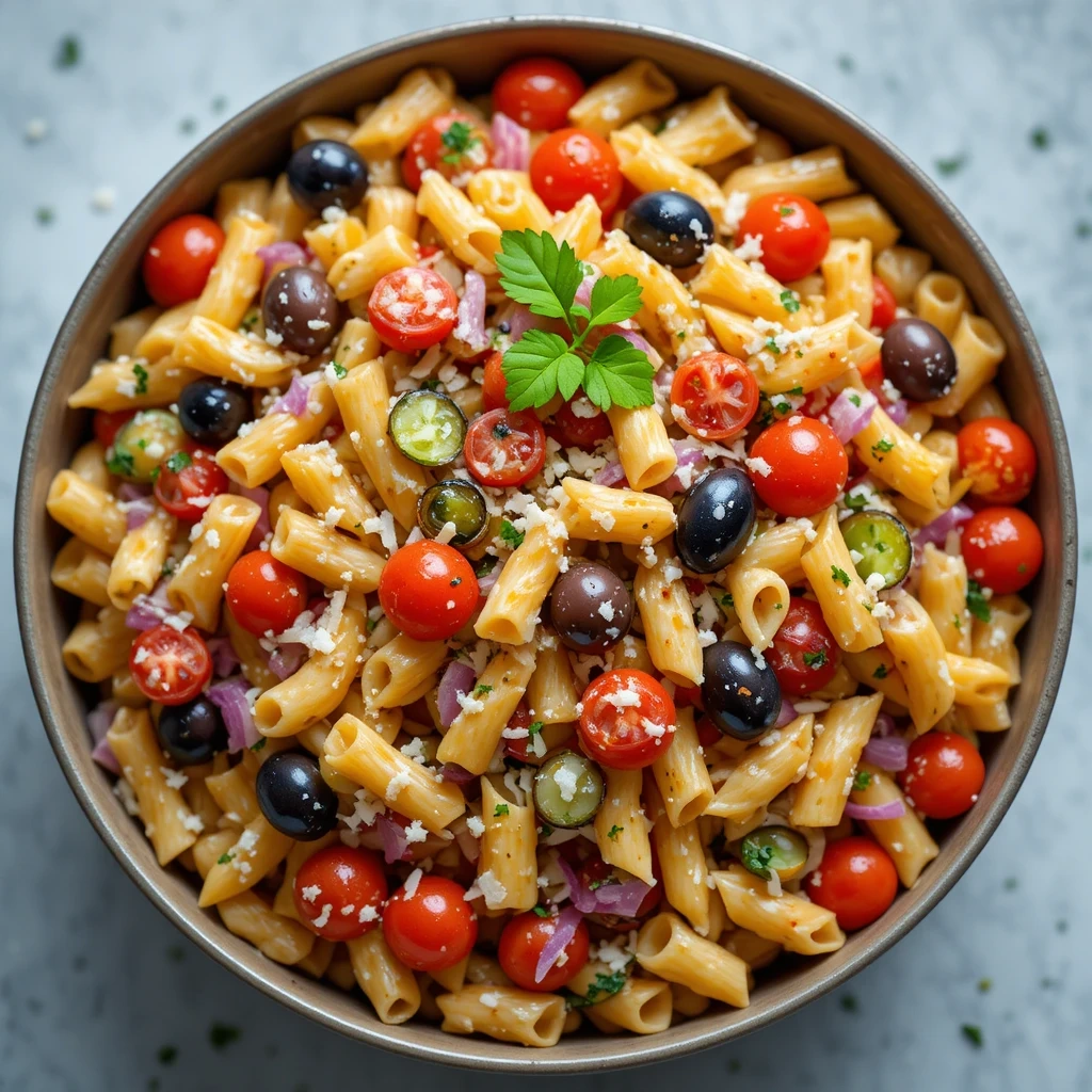 Pasta Salad with Italian Dressing