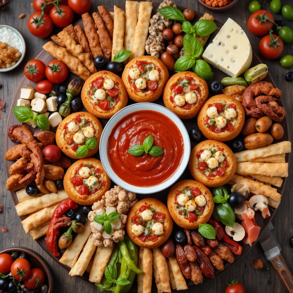 Pizza Party Charcuterie Board