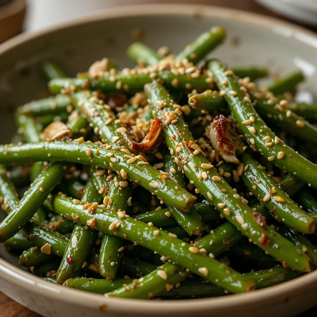 Sesame Garlic Green Beans