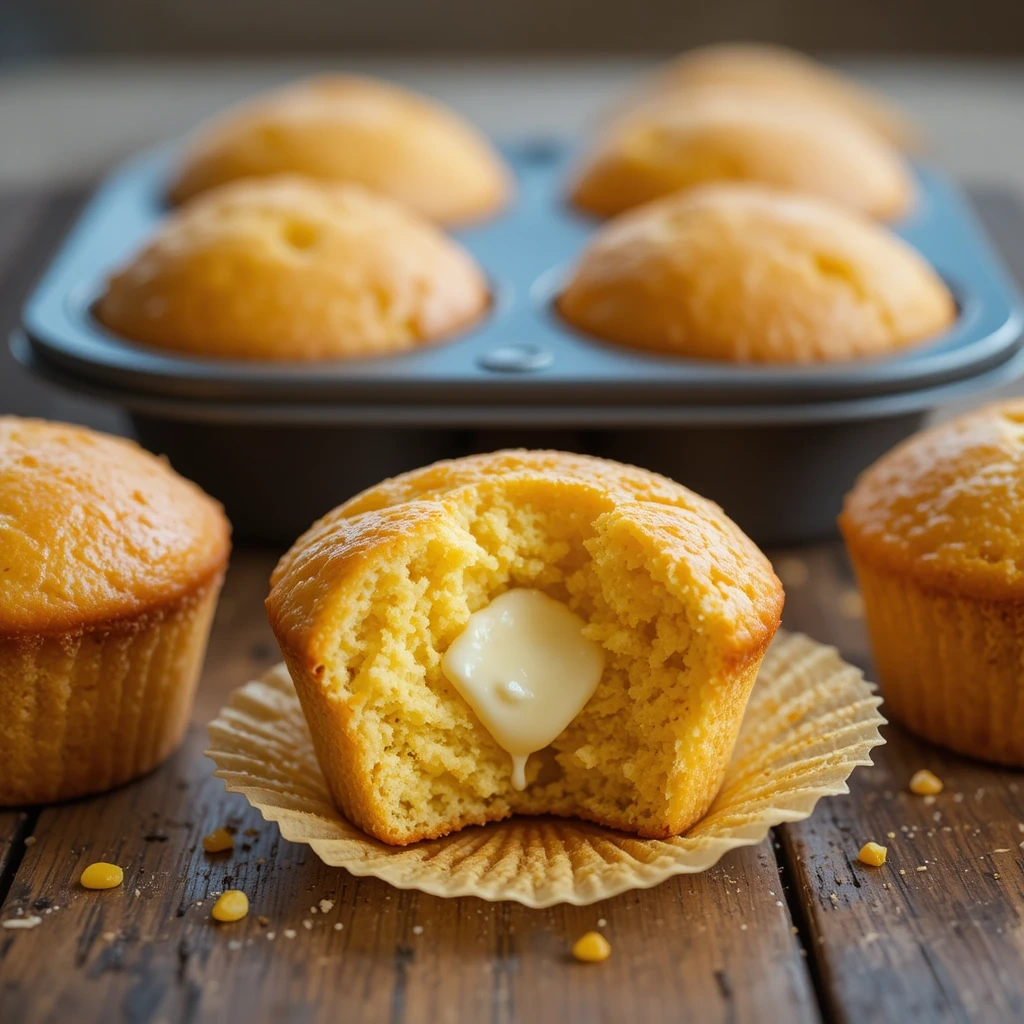 Southern Buttermilk Cornbread Muffins