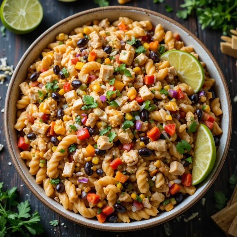 High Protein Pasta Salad