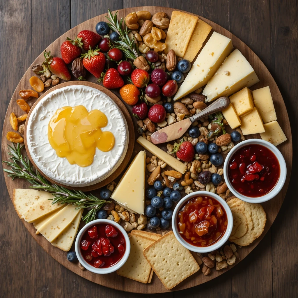 Spring Cheese & Jam Board