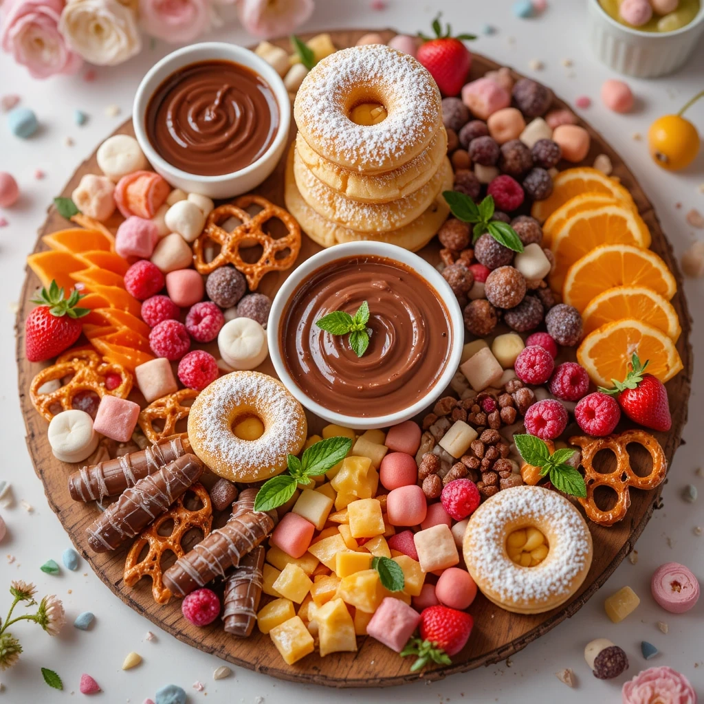 Spring Dessert Charcuterie Board