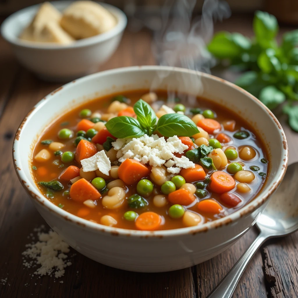 Spring Vegetable Minestrone Soup
