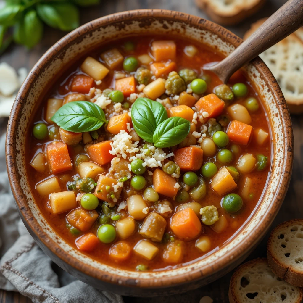 Spring Vegetable Minestrone