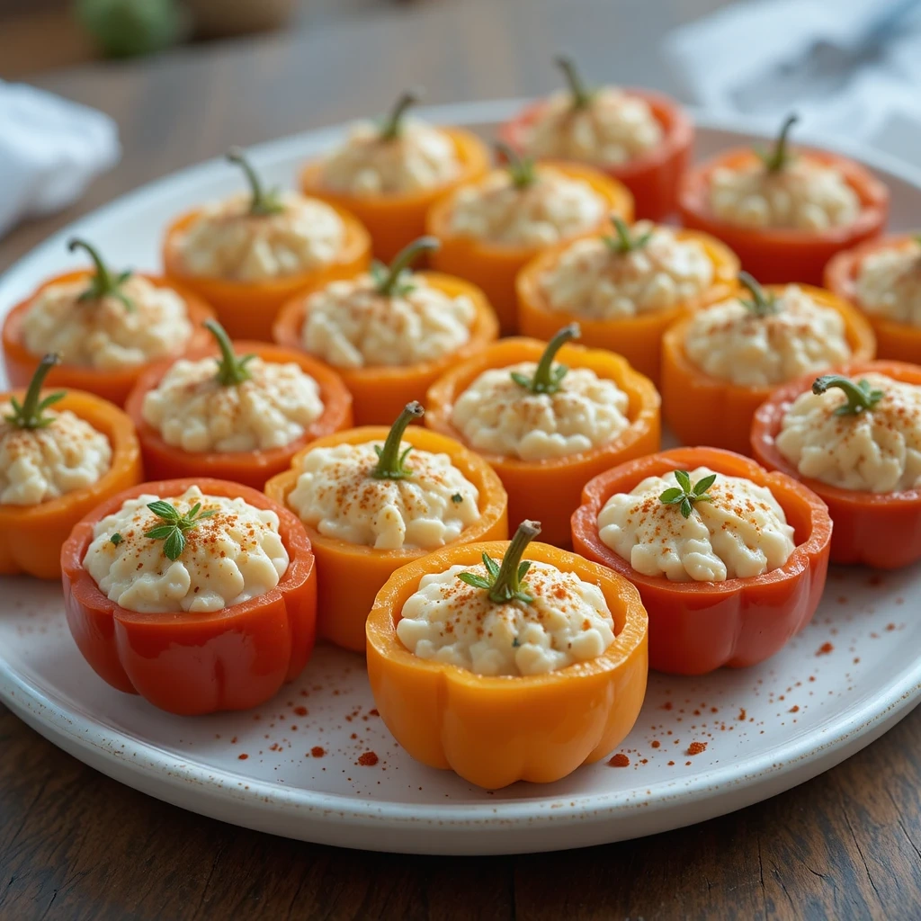 Stuffed Mini Sweet Peppers
