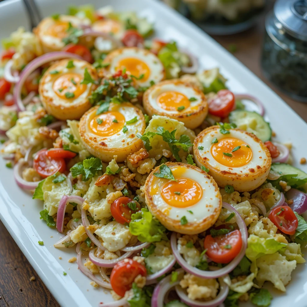 Thai Egg Salad (Yum Kai Dao