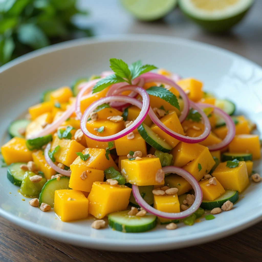 Thai Mango Cucumber Salad