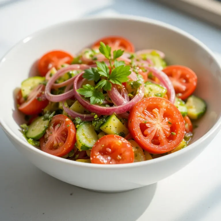 Tomato Cucumber Salad