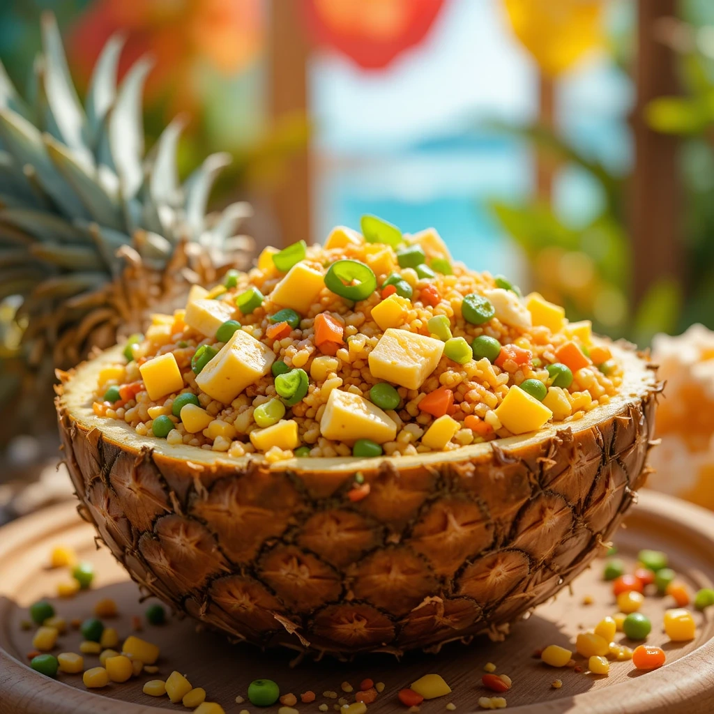 Tropical Pineapple Fried Rice