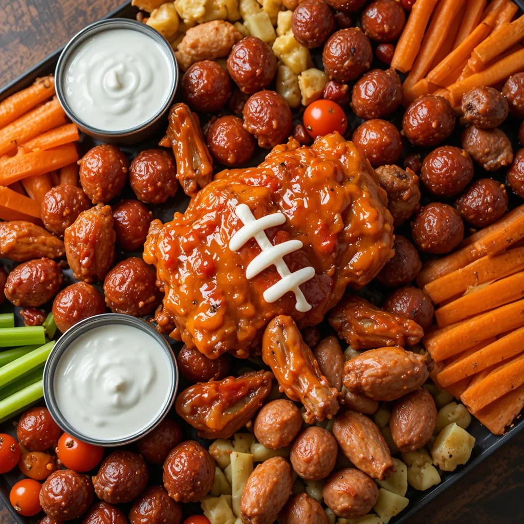 Wings and Things Game Day Board