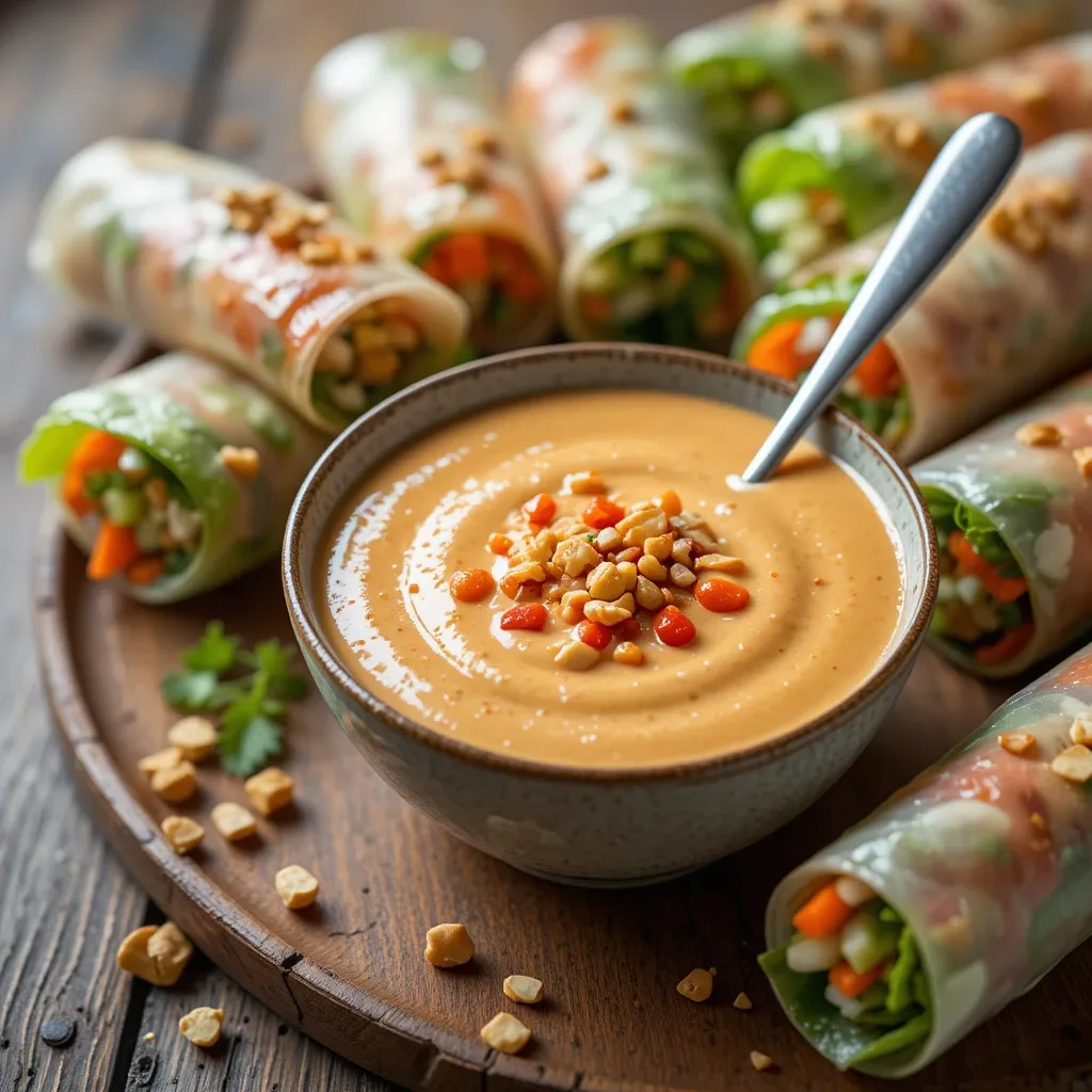 peanut sauce for spring rolls